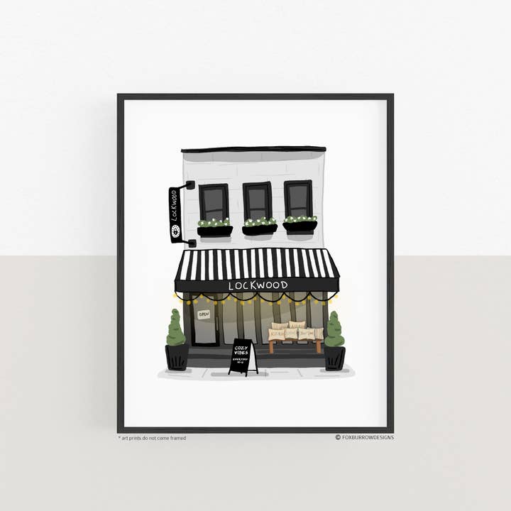 Astoria collectie - Prints op de voorkant van de winkel voor wholesale door Fox Burrow Designs