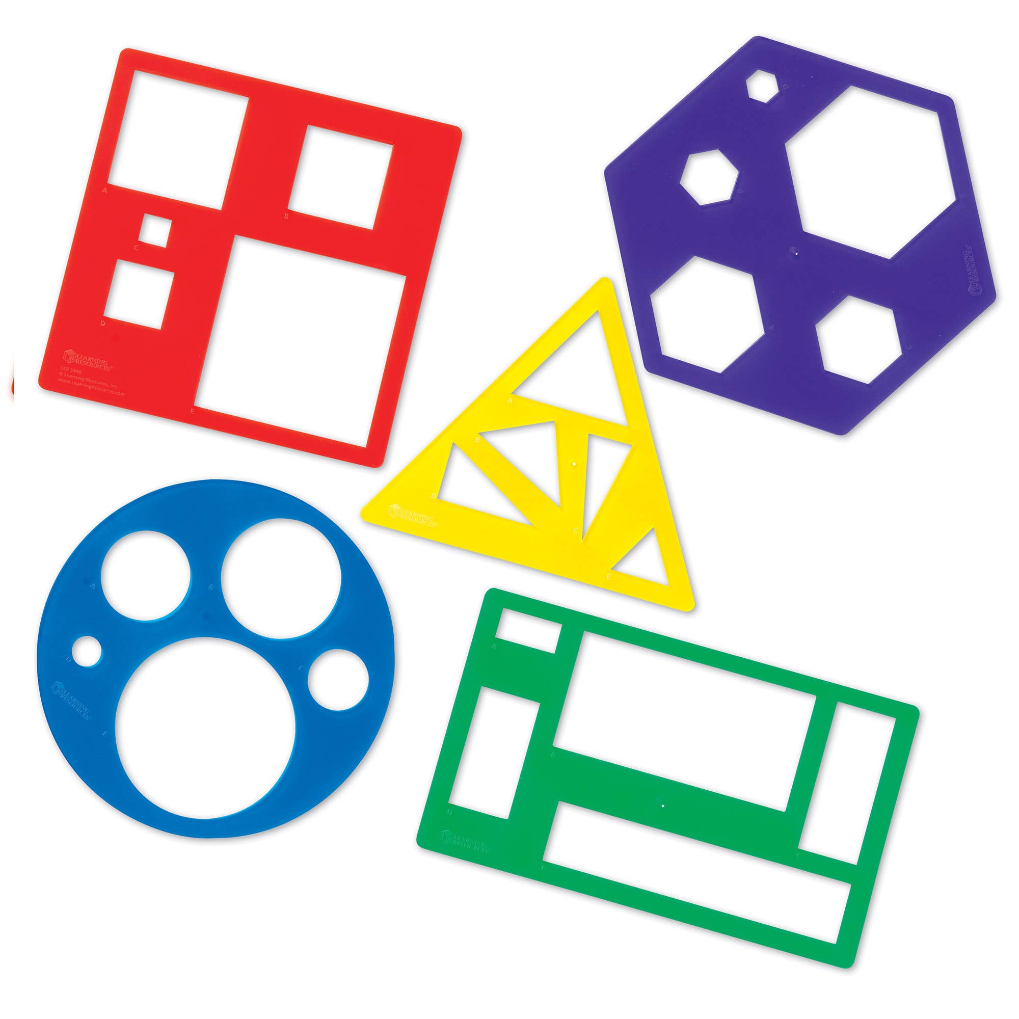 Learning Resources - Wholesale Toy Set - Kids - Primary Shapes Template Set3