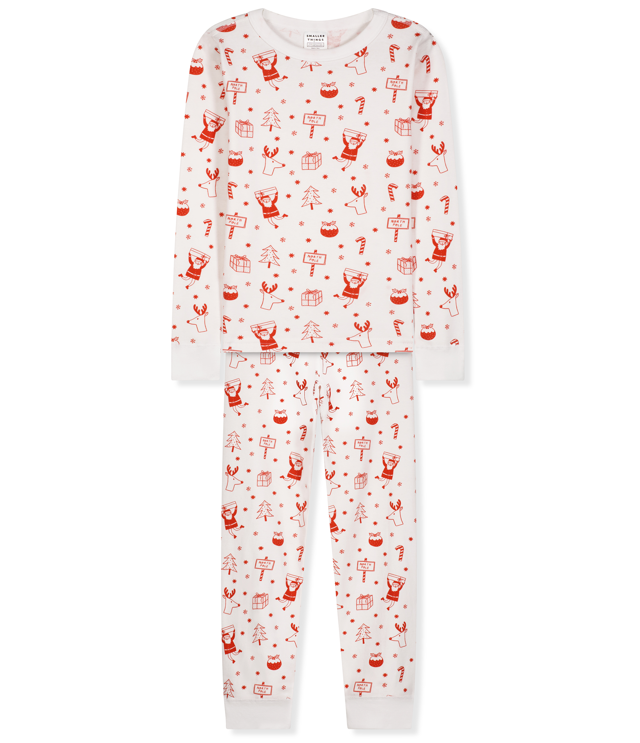 SMALLER THINGS – wholesale Sleepwear set – Kids – Goodnight, North Pole Kids Pajamas3