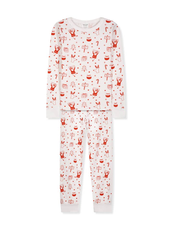 SMALLER THINGS - Wholesale Sleepwear Set - Kids - Goodnight, North Pole Kids Pajamas3