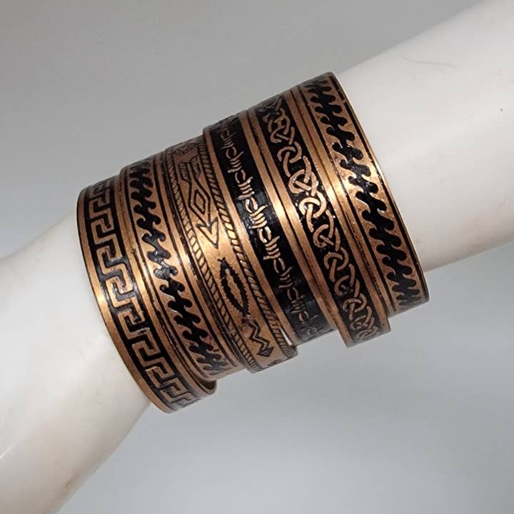 Pulseiras de Punho de Cobre por atacado de Treasure Jewelry