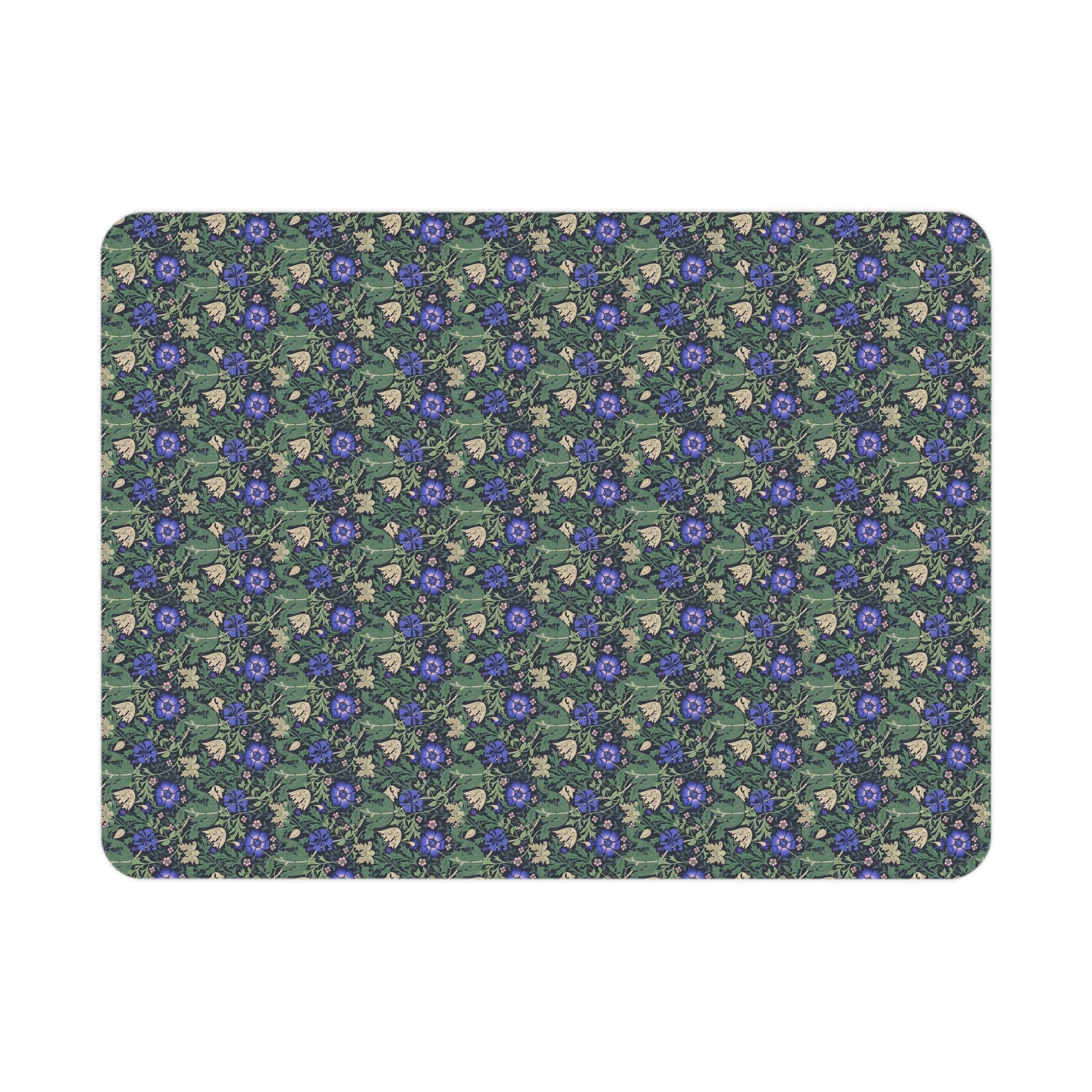 Hvid Småbarnstæppe inspireret af William Morris - Compton-kollektionen (Bluebell Cottage) for engroshandel på Faire3