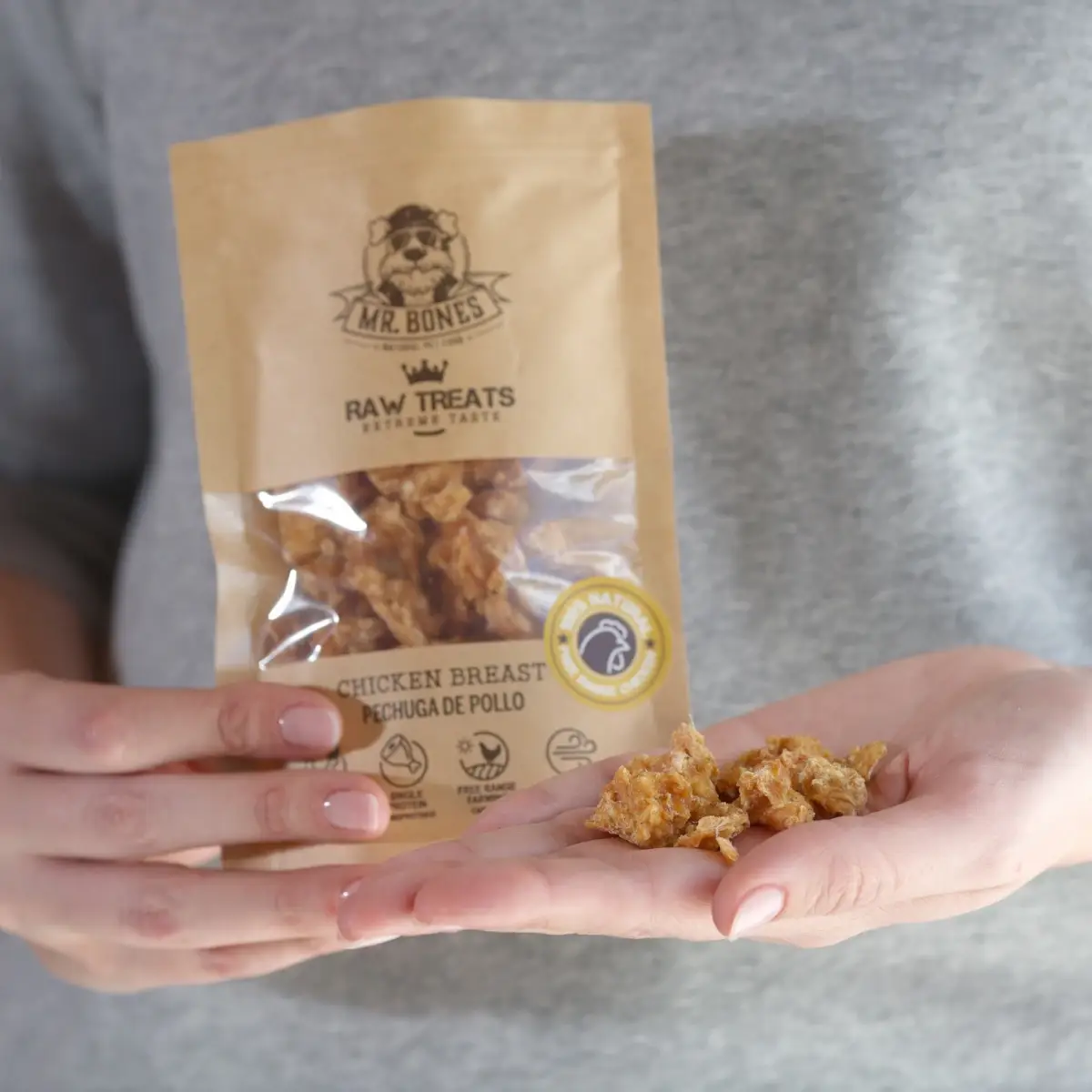 Mr.Bones - Natural Pet Products – wholesale Godis - Hund – Raw Treats bröstfilé av kyckling för hundar och katter1