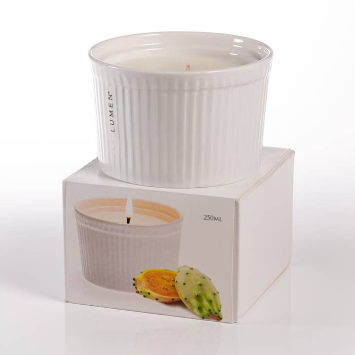 VEGETABLE WAX CANDLE GRAND SOUFFLE PEAR for wholesale by Nature Brands