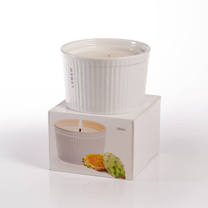VEGETABLE WAX CANDLE GRAND SOUFFLE PEAR for wholesale by Nature Brands