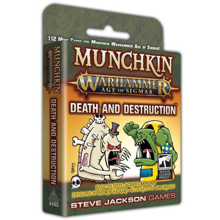 Steve Jackson Games - Wholesale Card Game - Munchkin Warhammer Age of Sigmar: Death and Destruction