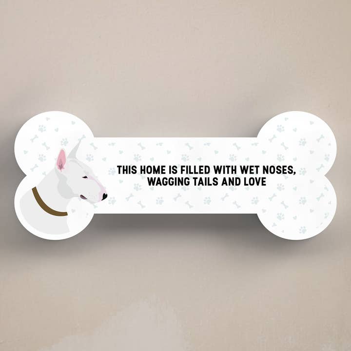 P5412 - Raison de sourire pour chien Bull Terrier Katie Pearson Artwo pour la vente par Vivid Squid Wholesale