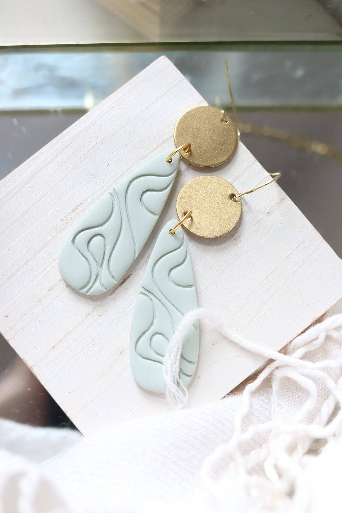 Petal & Posy - Wholesale Stud/Post Earrings - Wayward Wind Polymer Clay Earrings | Choose Your Colour0