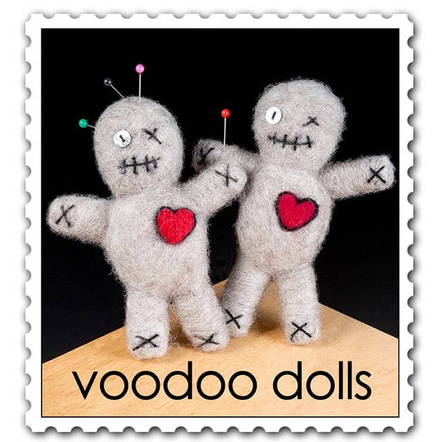 Woolpets - Venta al por mayor Kit de manualidades - Kit de fieltro Voodoo Dolls3