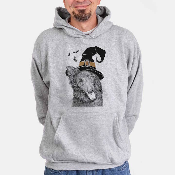 Witch Jaxx the Belgian Tervuren - Unisex Hooded Sweatshirt for wholesale by Inkopious
