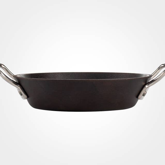 Britannia 20cm Cast Iron Double Handled Skillet for wholesale by samuel groves