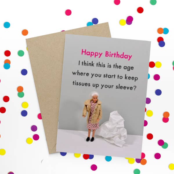 Bold & Bright - Vendita all'ingrosso Biglietti di auguri - Fazzoletto | Buon Compleanno | Biglietti per donne1