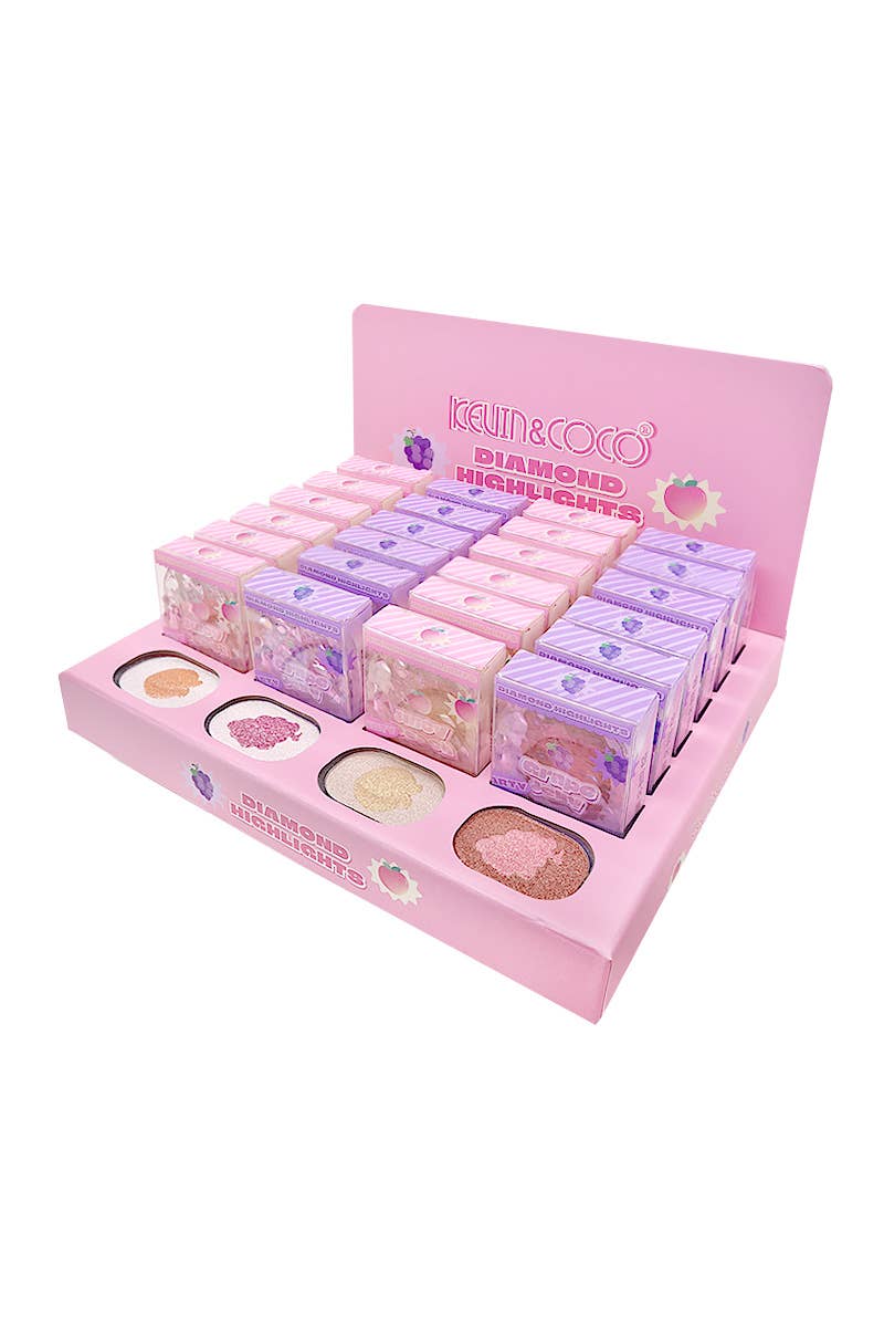 PINEAPPLE Beauty - Wholesale Makeup Highlighter - Kevin & Coco KC259206 Diamond Highlights - 242