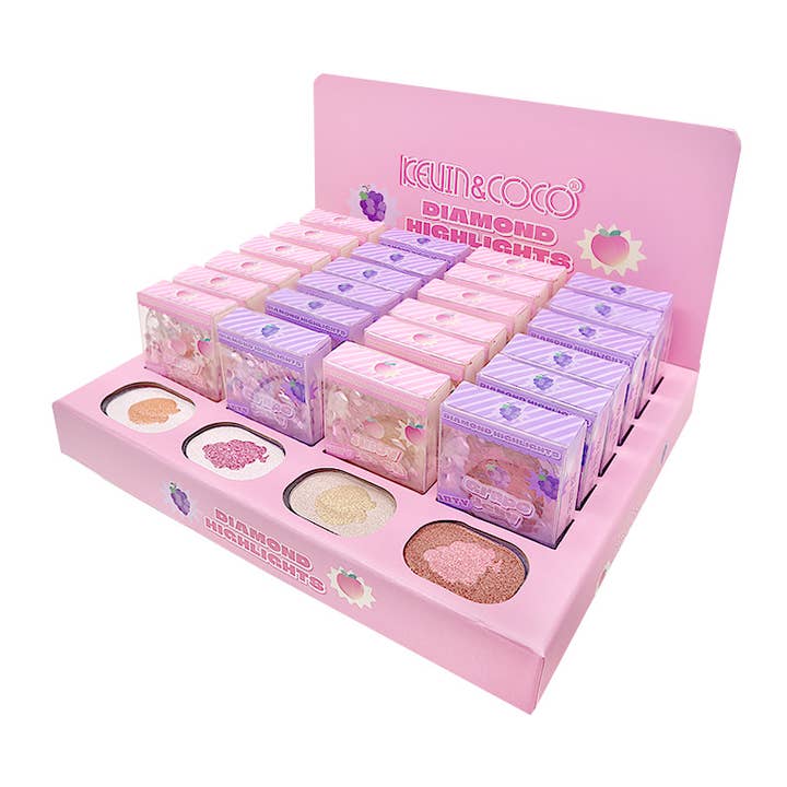 PINEAPPLE Beauty - Wholesale Makeup Highlighter - Kevin & Coco KC259206 Diamond Highlights - 242