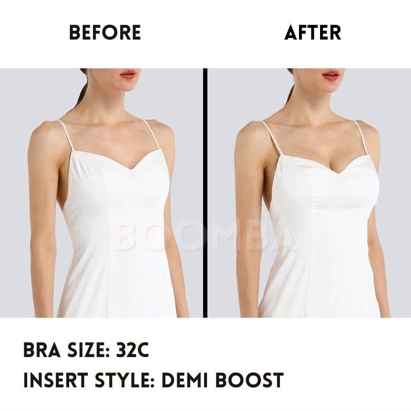 BOOMBA - Wholesale Bra Inserts - Women's - Demi Boost Inserts2