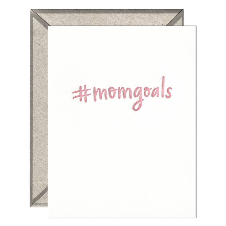 INK MEETS PAPER - Wholesale Mother's Day Card - #momgoals - Mother's Day card1