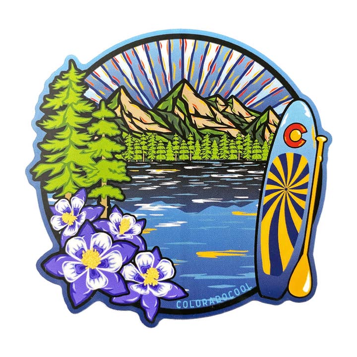 Lake Vibes Sticker for wholesale by ColoradoCool Apparel