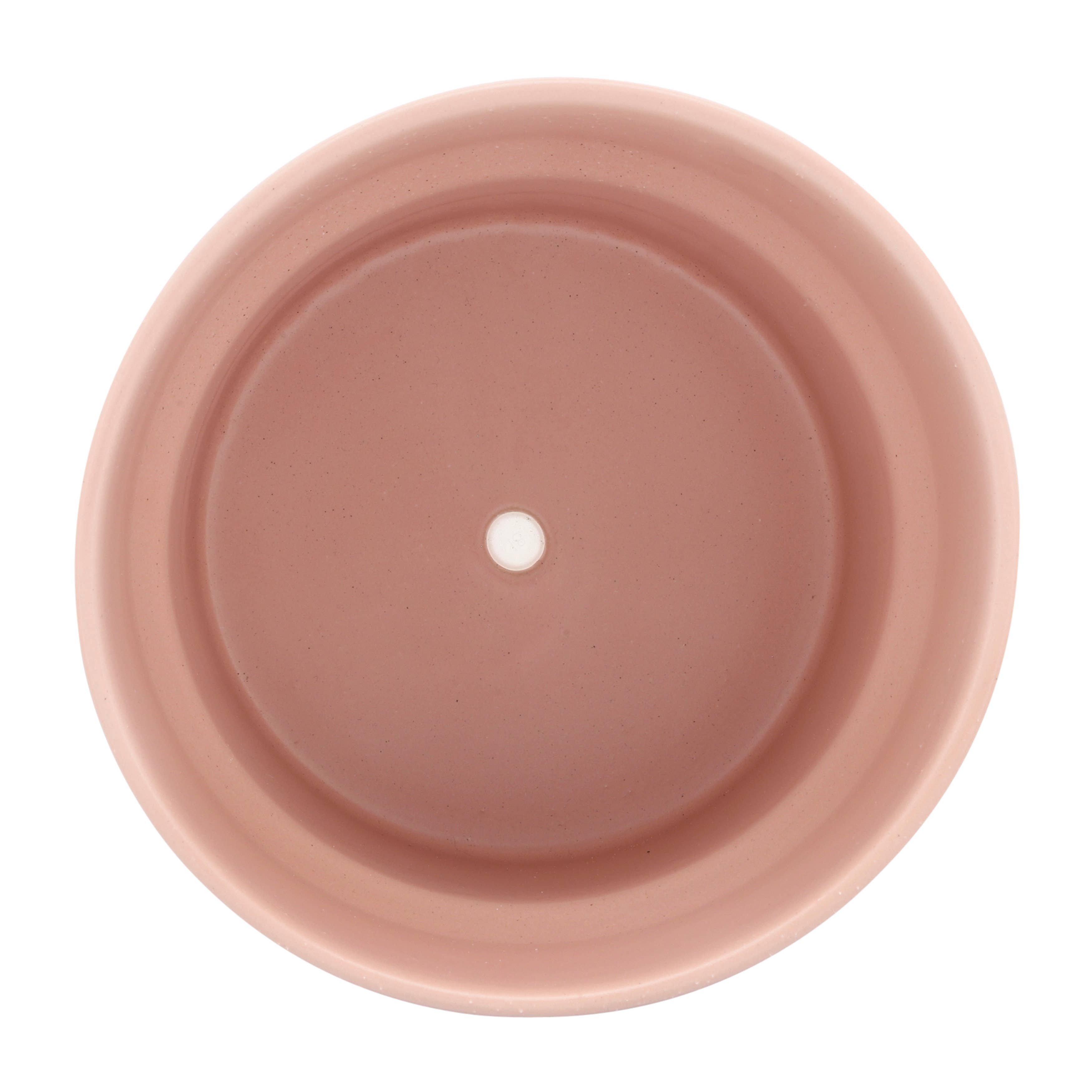 Sagebrook Home - Wholesale Plant Pot - Planters Set of 3 - Pink Ceramic Round Mushroom, 7/9/10 in.10