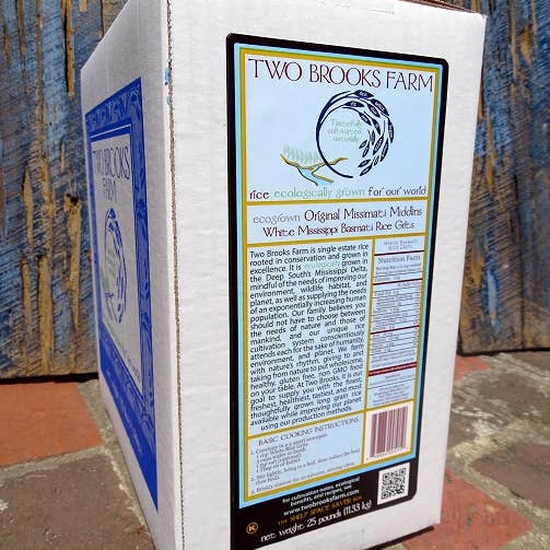 25lb Missimati Middlins- White Basmati Rice Grits for wholesale by Two Brooks Farm