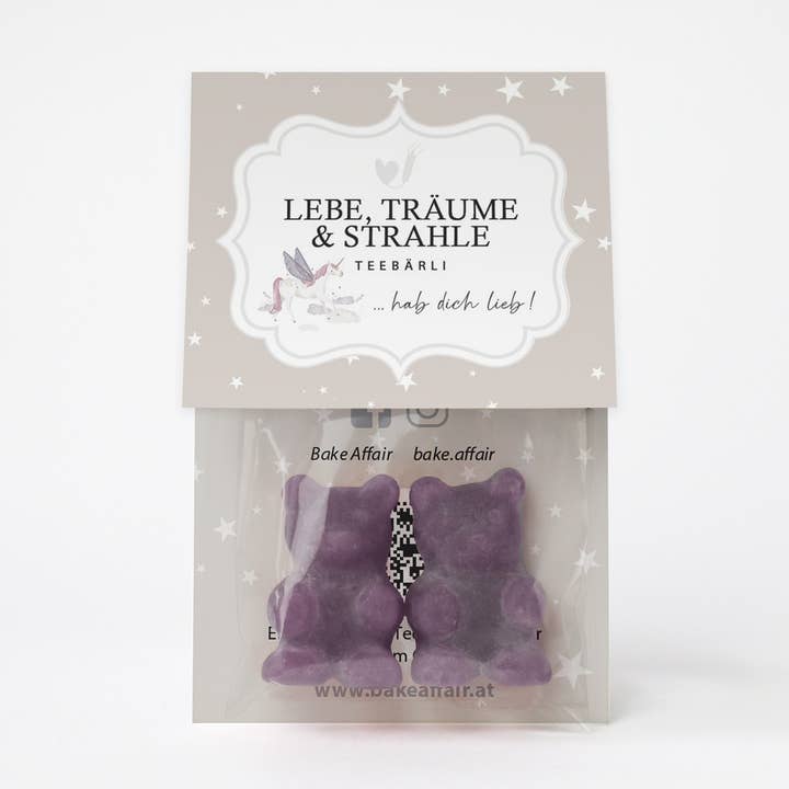 Teebärli “Viver, sonhar e brilhar” por atacado de Bake Affair GmbH