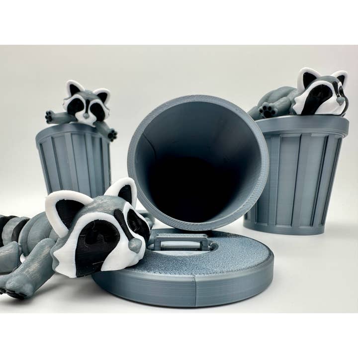 Racoon with Trash Can for wholesale by Lux Layers