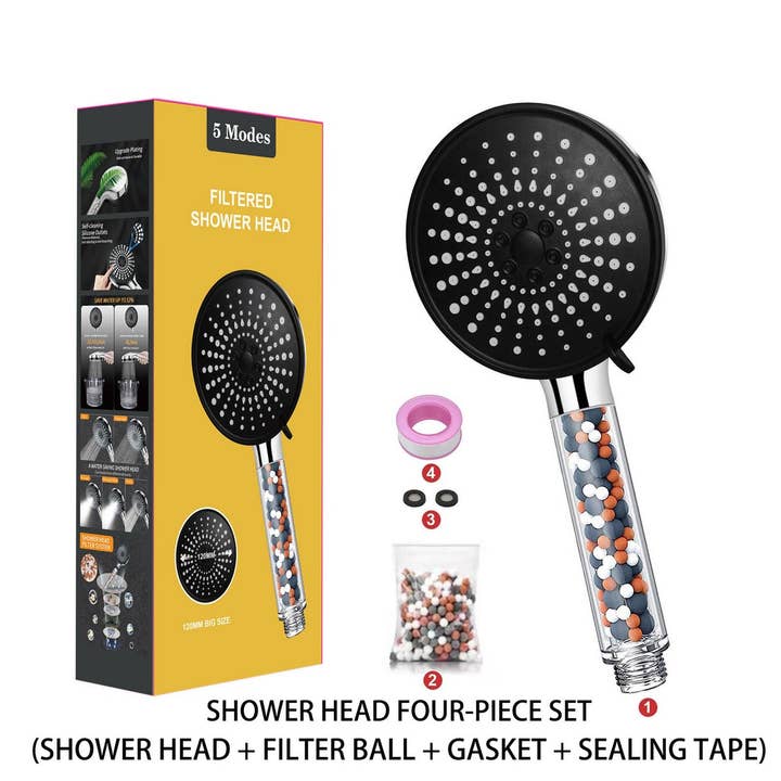 ACCITY - Wholesale Shower Head - 5 SPRAY MINERAL STONE FILTER SHOWER HEAD_CWASC17061