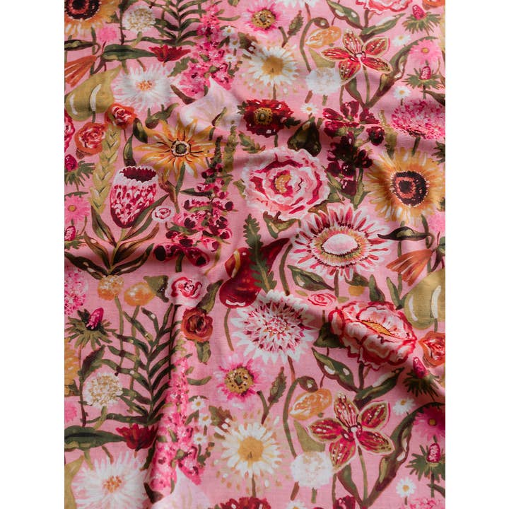 Veludo ecológico reciclado Utopia Rosa por metro por atacado de Wear the Walls