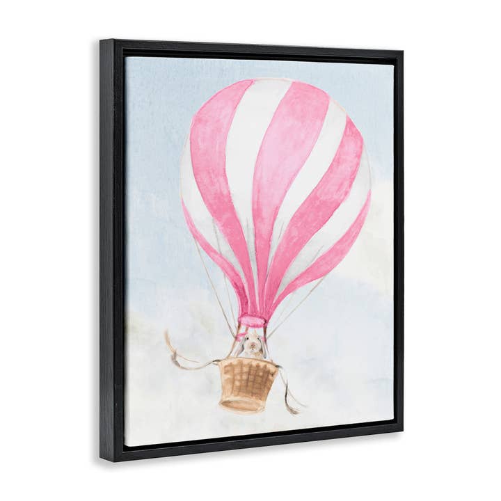 Stupell Industries - Wholesale Wall sign - Rabbit in Pink Balloon - Framed Wall Art17