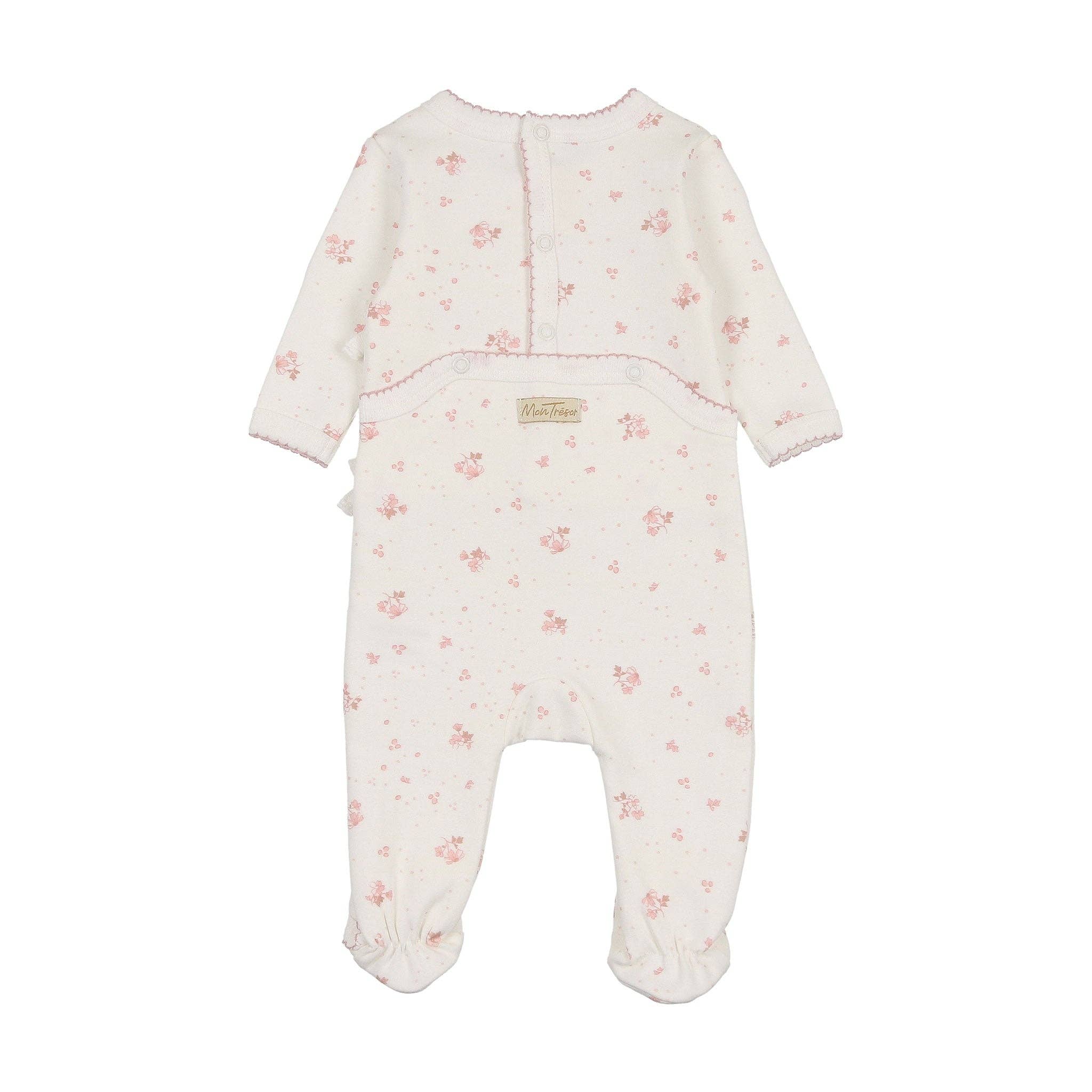 Mon Tresor Bebe – wholesale Clothing set – Baby – Scattered Blossoms Layette Set4