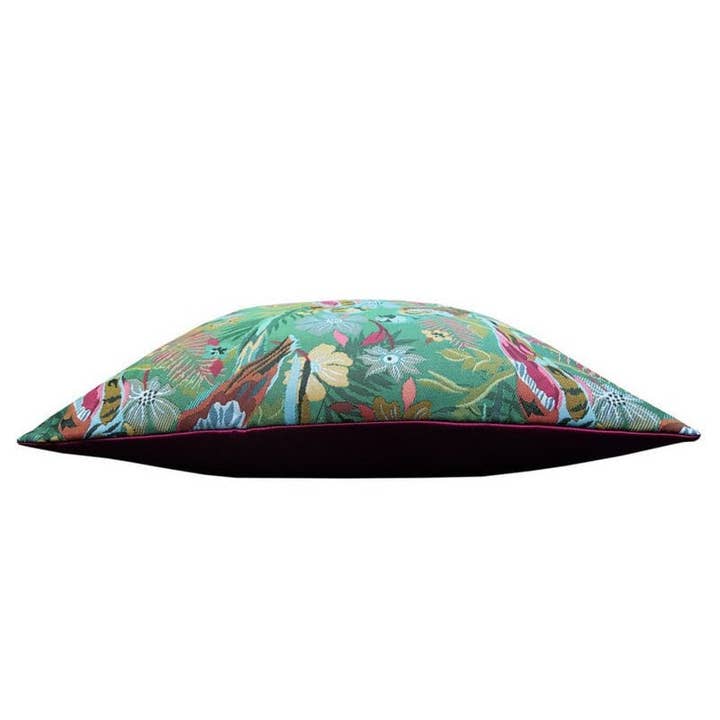 Home Junky - Wholesale Throw/Decorative Pillow - 231 Cushion Two Parrots In Love Green 50X502