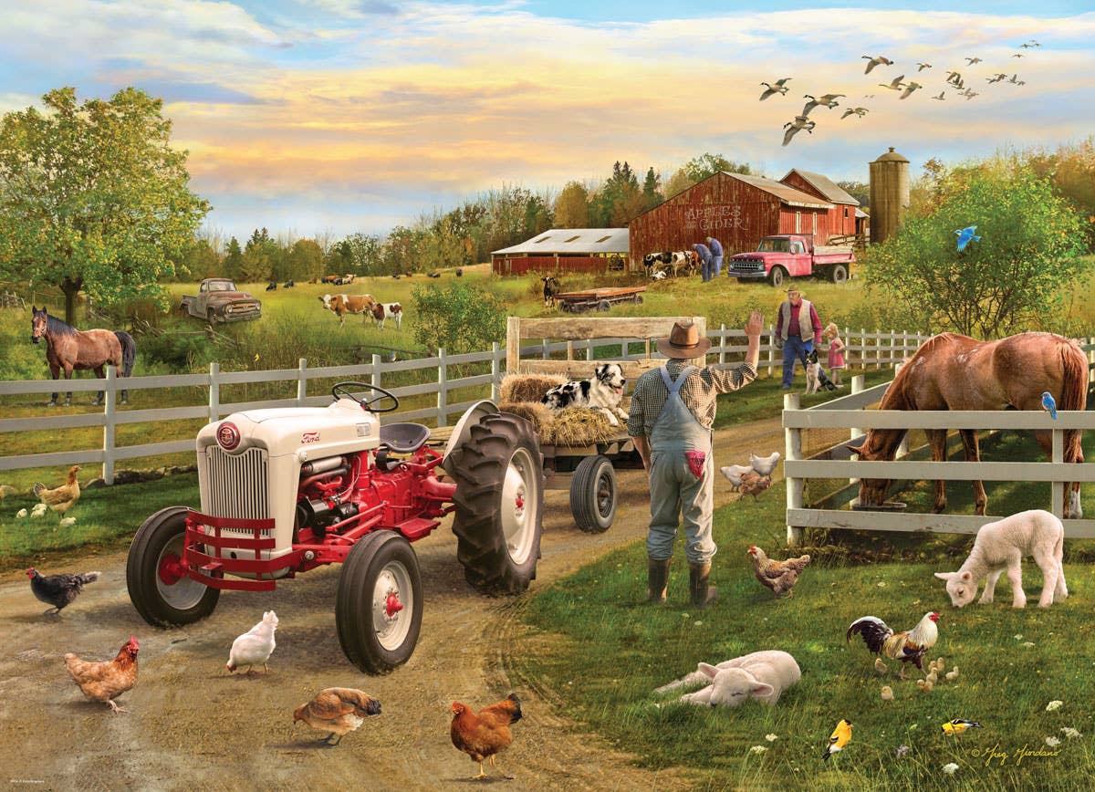 Eurographics Puzzles USA - Wholesale Puzzle - Adult - Farmer’s Ford Tractor1
