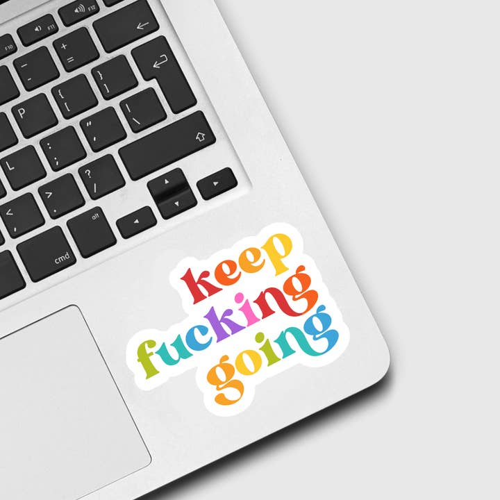 Ace the Pitmatian Co - Wholesale Sticker - Keep Going Sticker1