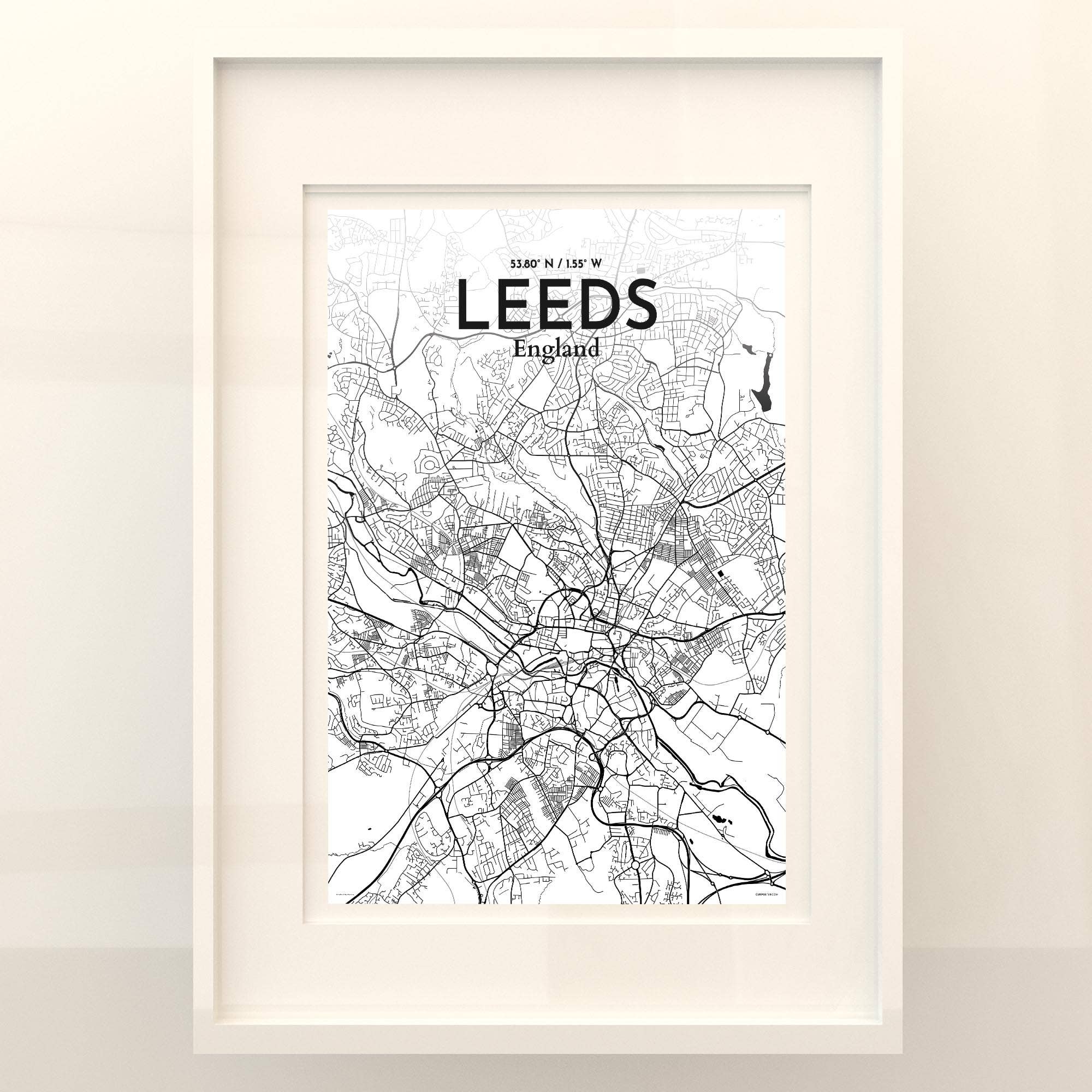 OurPoster.com – wholesale Poster – Leeds karta affisch213