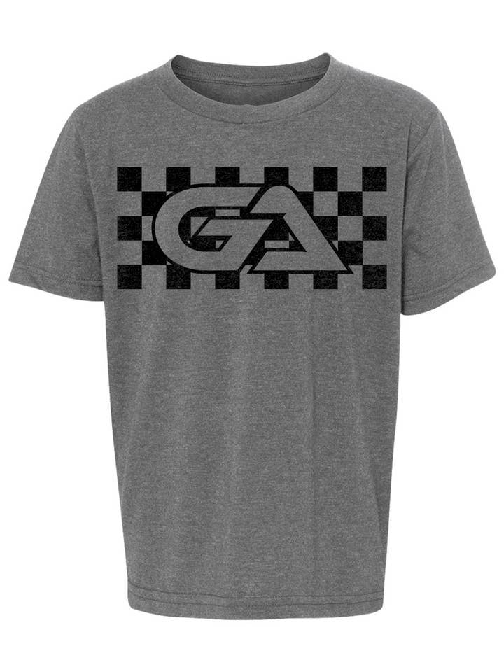 Graveyard Apparel Co - Vendita all'ingrosso Maglietta serigrafata - Bambini - T-shirt a quadretti per ragazzi