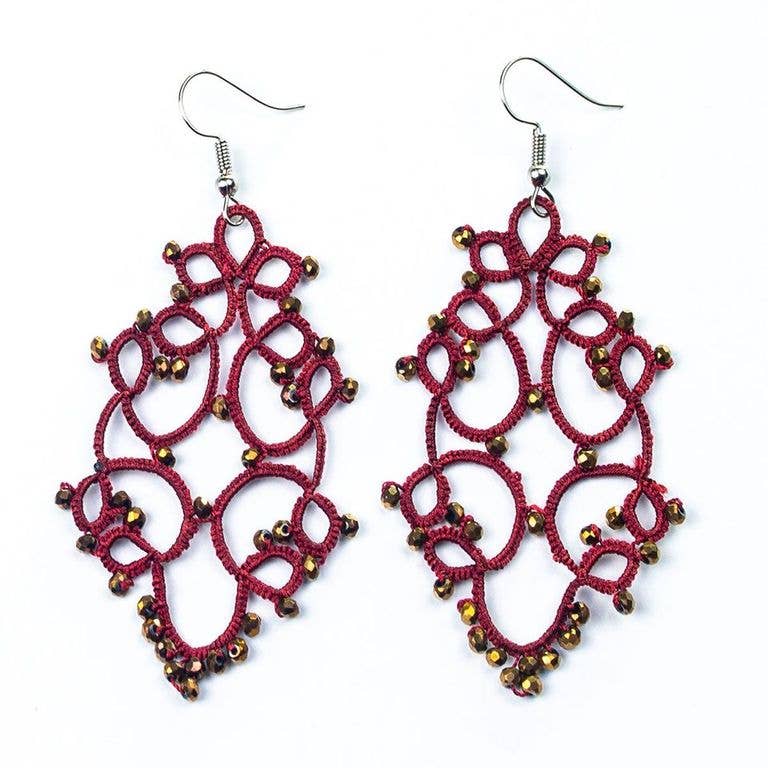 Silk Wool and Bijoux - Vendita all'ingrosso Orecchini pendenti - Orecchini Wonderland FCE0091