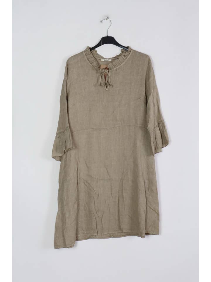 LÉA & LUC - Wholesale Dress - Women's - Short dress in 100% linen REF.134416