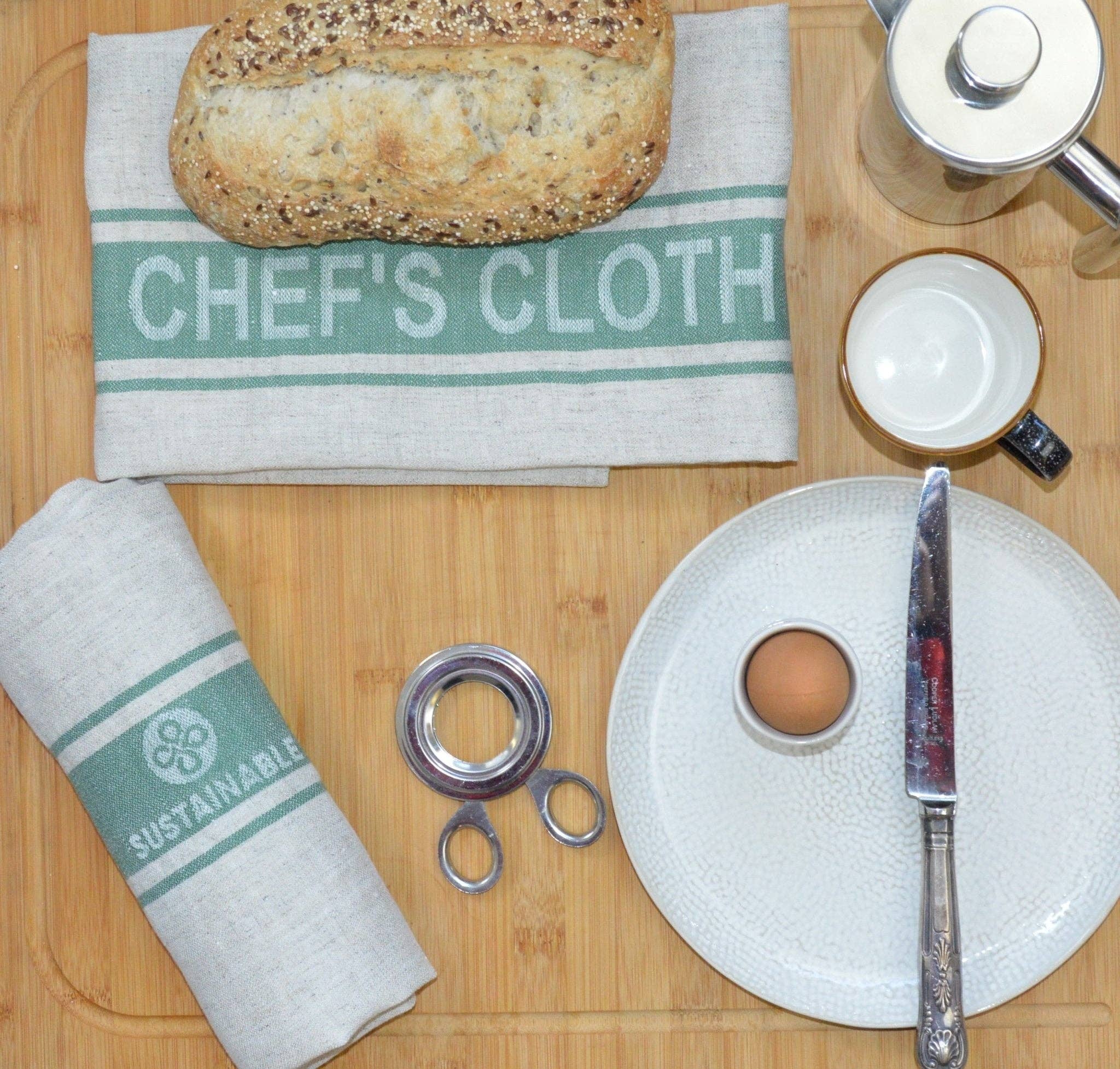 Thomas Fergusons Irish Linen - Wholesale Tea Towel - Kitchen Chef's Cloths7
