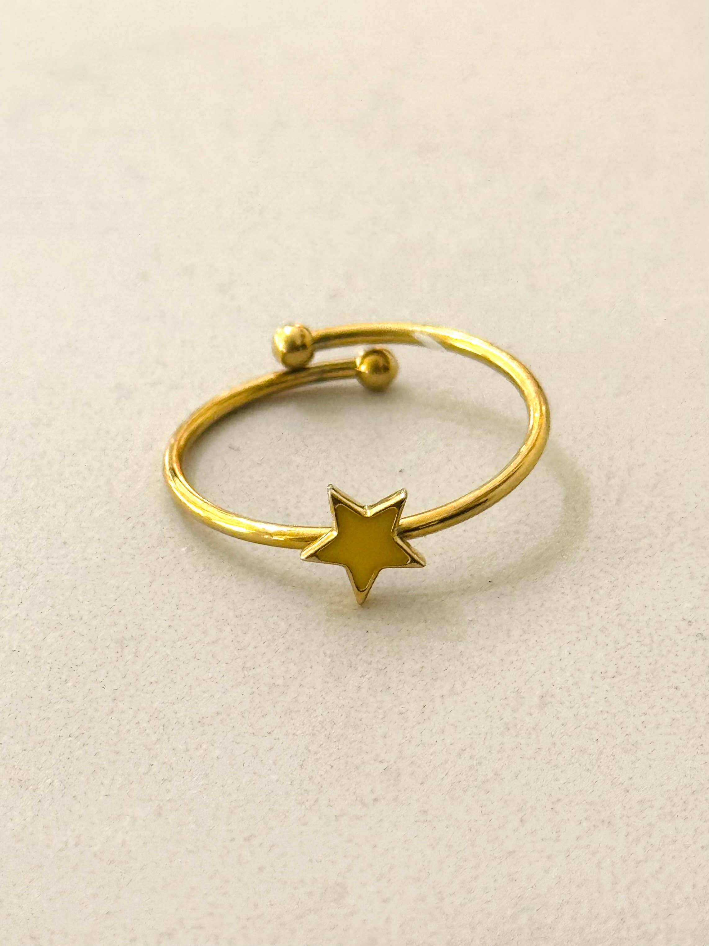 Cassette Barcelona - Wholesale Band/Stacked Ring - Minimal Enamel Star Ring0