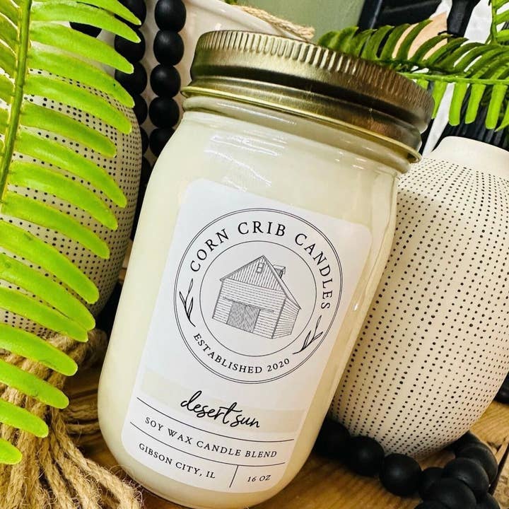 Desert Sun for wholesale by CORN CRIB CANDLES