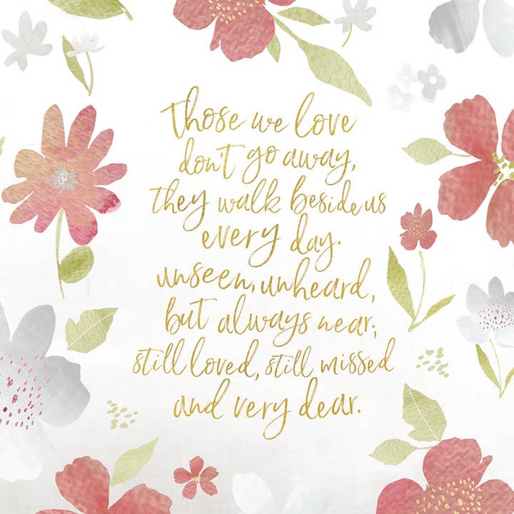 Legacy - Wholesale Sympathy Card - Those We Love - Sympathy Scripture Card