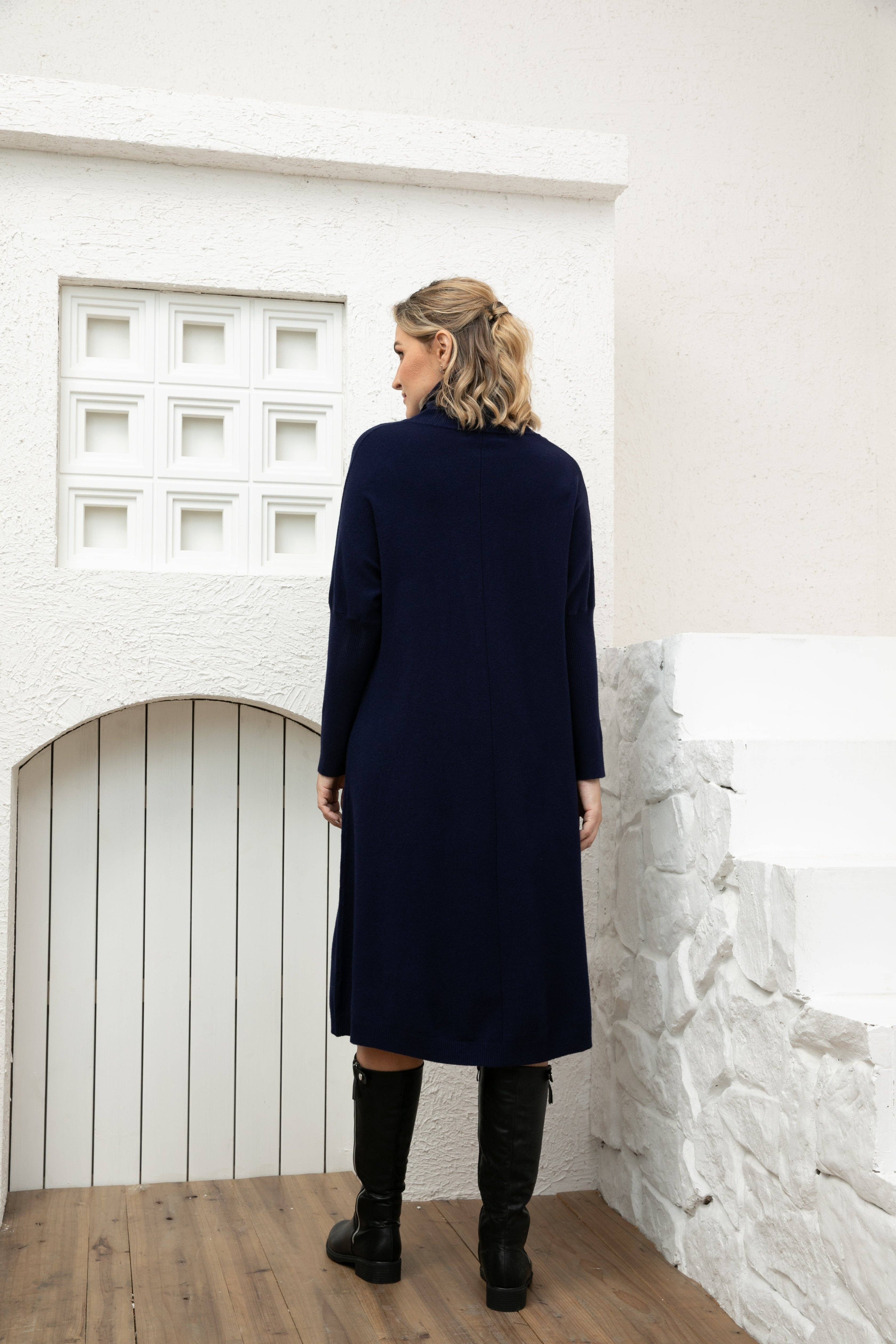 Orange Fashion Village - Vente Robe – femme - Robe-pull longue Cozy Chic14