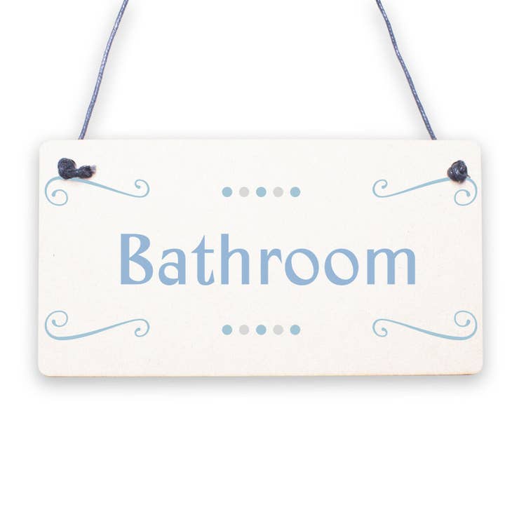 Loo Bathroom Signs Seaside Nautical Vintage Home Decor for wholesale by 2PersonalShop