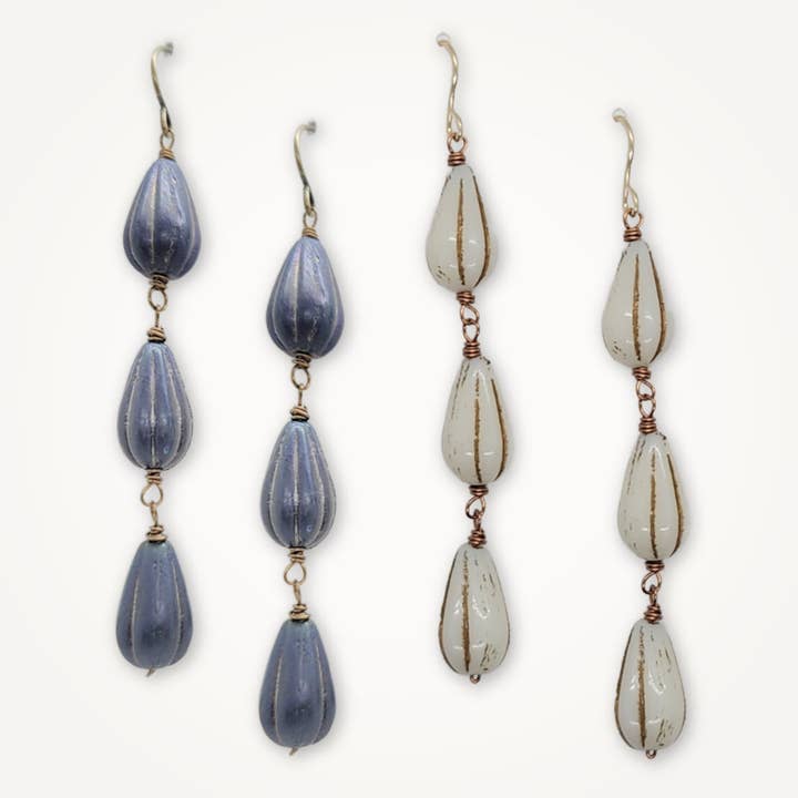 Brincos Gota de Melão • Escolha de Cor por atacado de Beatrixbell Handcrafted