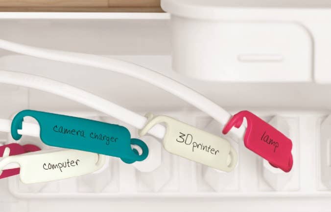 Bobino – Großhandel Verkaufsdisplay – Accessoires – Kabelanhänger - Zählerdisplay - 24 Stück, WARME FARBEN1