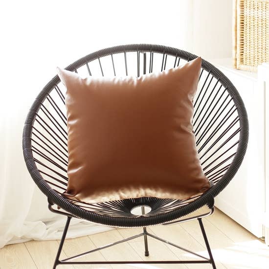 MIKE & Co.   NEW YORK - Wholesale Throw Pillow Cover - Decorative Vegan Faux Leather Throw Pillow Covers7