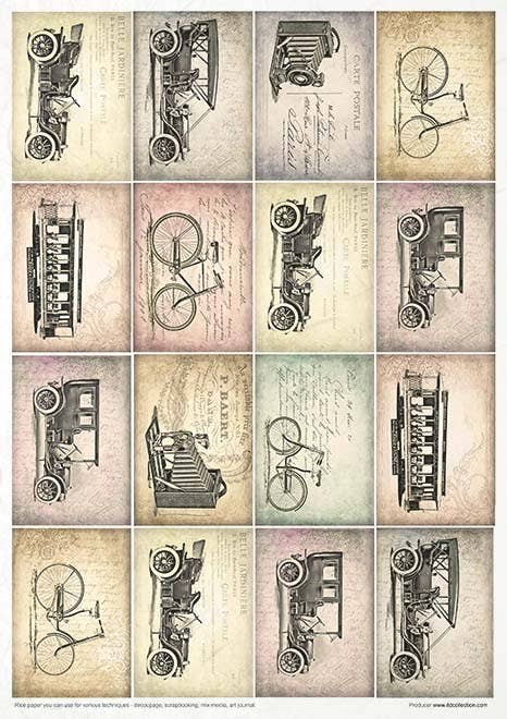 ITD Collection – material para artesanato por atacado – RP022 - Conjunto Criativo de Papel de Arroz - 11 peças x A4 / 8,27x11,7 pol.6