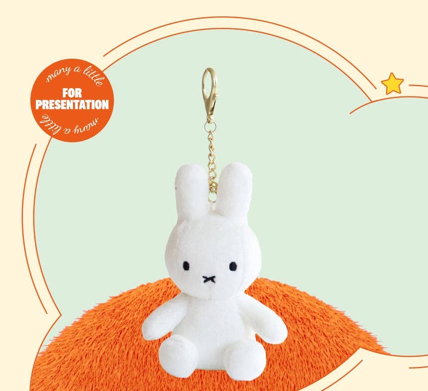 K-Wonderland - Wholesale Keychain - Women's - Miffy Keyring Plush Dolls Glow-in-the-Dark, Silver, Gold6