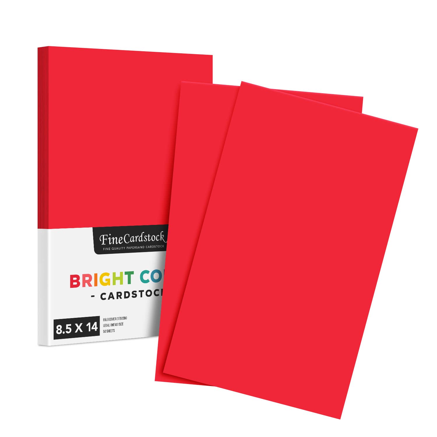 Fine Cardstock – wholesale Hantverkstillbehör – Ljus färg Cardstock papper - 65 lb täcka (176 GSM) - 50 Antal43