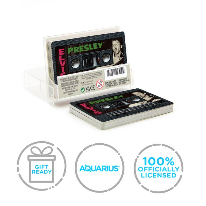 AQUARIUS, GAMAGO, ICUP, & ROCK SAWS by NMR Brands - Wholesale Playing Cards - Elvis Presley Cassette Playing Cards5