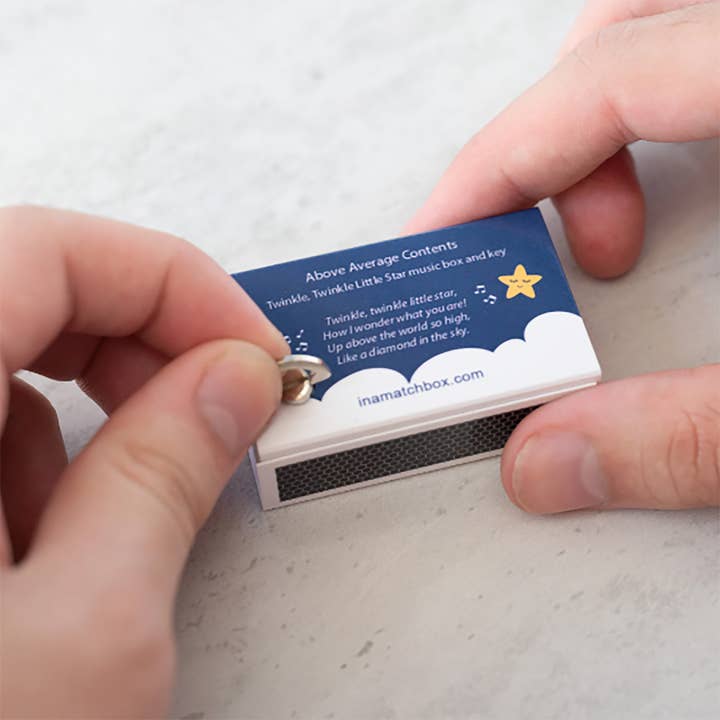 Marvling Bros Ltd – wholesale Music box – Child & baby – Dream Big Little Star music box in a matchbox2